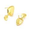 925 Sterling Silver Stud Earrings Findings EJEW-B038-10G-2
