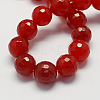 Natural White Jade Bead Strands G-R166-8mm-10-2