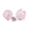 Simulation Lotus Shape Acrylic Bead Cap SACR-A008-03-2