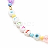 Word LOVE Acrylic Mobile Straps HJEW-JM00643-6