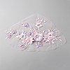 3D Flower Pattern Rayon Embroidery Ornament Accessories DIY-WH0399-52A-1