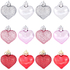 36Pcs 6 Colors PS Plastic Pendant Decorations FIND-SP0005-44-7