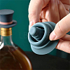 3Pcs 3 Colors Silicone Red Wine Bottle Stoppers SIL-WR0001-03-5