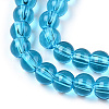 Transparent Glass Beads Strands GLAA-T032-T4mm-06-2