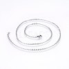 Non-Tarnish 304 Stainless Steel Cable Chains Necklaces NJEW-F226-04P-07-1