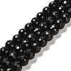 Natural Black Tourmaline Beads Strands G-K345-A04-01-1
