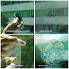 2PCS 2 Styles PVC Stickers Colorful Window Stickers 3D Laser Bat Static Glass Window Stickers JX825A-4