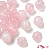 20Pcs Round Imitation Cat Eye Resin Beads RESI-YW0004-43B-1