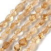 Natural Citrine(Heated) Beads Strands G-F827-A01-01-2