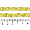 Transparent Electroplate Glass Beads Strands EGLA-N013-T10mm-B26-4