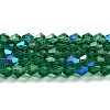 Transparent Electroplate Glass Beads Strands EGLA-A039-T3mm-L10-1