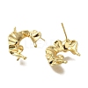 Brass Stud Earring Findings KK-K388-10G-2