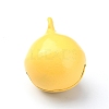 Baking Paint Brass Bell Pendants KK-WH0044-35B-3