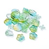 Electroplate Transparent Glass Beads EGLA-L027-D-2