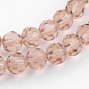 Transparent Glass Bead Strands X-GLAA-G013-10mm-90-5