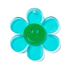 Transparent Acrylic Big Pendants OACR-P012-A07-2