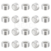 BENECREAT 50Pcs 925 Sterling Silver Spacer Beads FIND-BC0005-07B-1