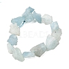 Natural Aquamarine Beads Strands G-S386-C18-3