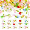 60Pcs 3 Styles Transparent Acrylic Pendants HJEW-TAC0180-1