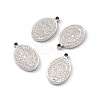 Non-Tarnish 201 Stainless Steel Pendants STAS-C057-21P-4