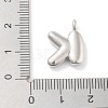 Rack Plating Brass Balloon Letter Pendants KK-C050-01P-K-3
