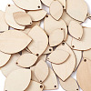 Yilisi DIY Unfinished Wooden Pendant Earring Making Kits DIY-YS0001-16-4