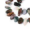 Natural Indian Agate Beads Strands G-Z091-A24-3