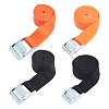 4Pcs 2 Colors Nylon Fixed Strap AJEW-GA0003-50-1