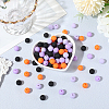 Rubberized Style Imitated Silicone Acrylic Beads MACR-PA0001-06C-04-3