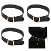 PU Leather Choker Necklaces with Alloy Clasp AJEW-WH0348-131A-1