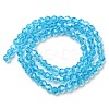 Transparent Electroplate Glass Beads Strands LS-EGLA-A039-T4mm-A19-2