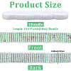 Polyester with PVC Paillette Lace Trim Ribbon OCOR-WH20050-015C-2
