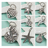Tibetan Style Alloy Pendants PALLOY-PH0013-34AS-4