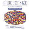 Light Gradient Segment Dyed Polyester Yarn DIY-TADJ0002-005M-4
