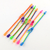 Plastic Zipper Bracelets BJEW-A060-M3-2