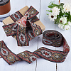 Ethnic Style Polyester Embroidery Ribbons OCOR-WH0078-103-4