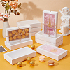 Cardboard Drawer Gift Storage Boxes with Clear Cover CON-WH0092-72C-01-6