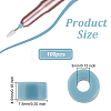 100Pcs Plastic Sleeve Ring FIND-OC0002-31-2