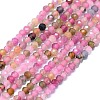 Natural Tourmaline Beads Strands G-G106-A07-01-4