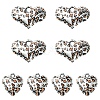 8Pcs 2 Colors Acrylic Pendants OACR-YW0002-55-1