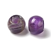 Natural Amethyst European Beads G-N342-03M-2