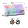 396Pcs 12 Colors Transparent Crackle Acrylic Beads CACR-YW0001-06-4