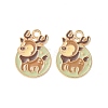 Christmas Alloy Enamel Pendants ENAM-D047-07G-07-2