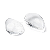 Transparent Teardrop Glass Cabochons GGLA-R024-25x18-3