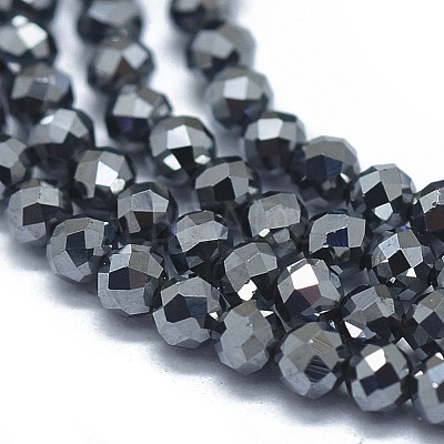 Terahertz Stone Beads Strands G-D0013-77A-1
