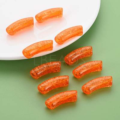 Transparent Crackle Acrylic Beads CACR-S009-001B-N84-1