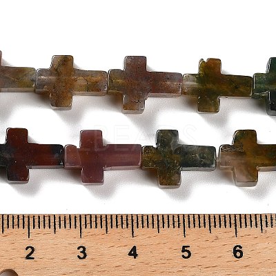 Natural Indian Agate Beads Strands G-I337-A04-02-1