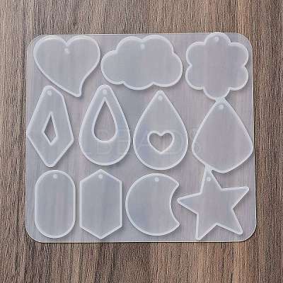 Geometric Earrings Pendants DIY Silicone Mold DIY-Q033-01B-1