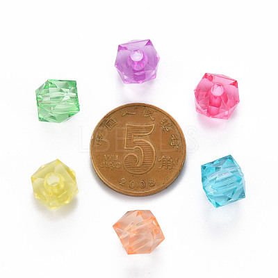Transparent Acrylic Beads X-TACR-Q259-10mm-V-1
