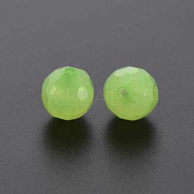 Imitation Jelly Acrylic Beads MACR-S373-97A-E06-1